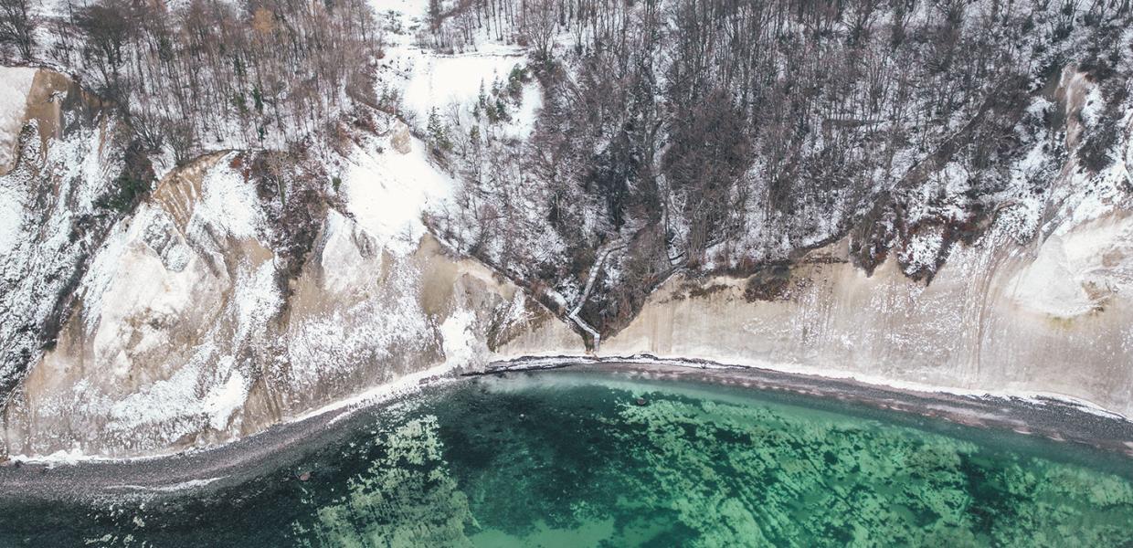 Møns Klint vinter