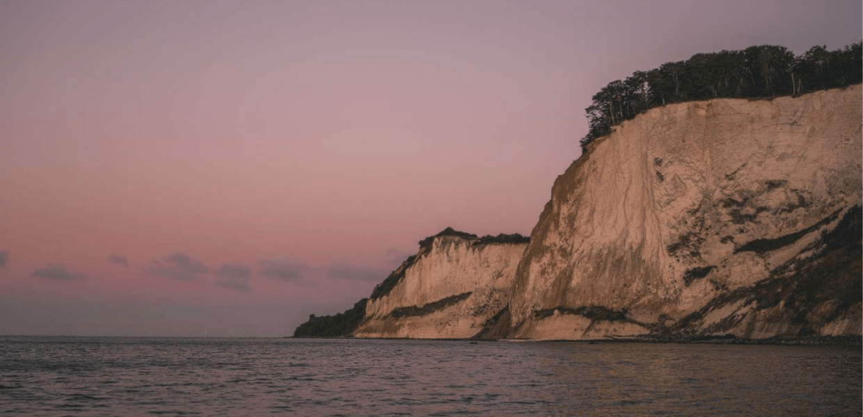 Møns Klint aften