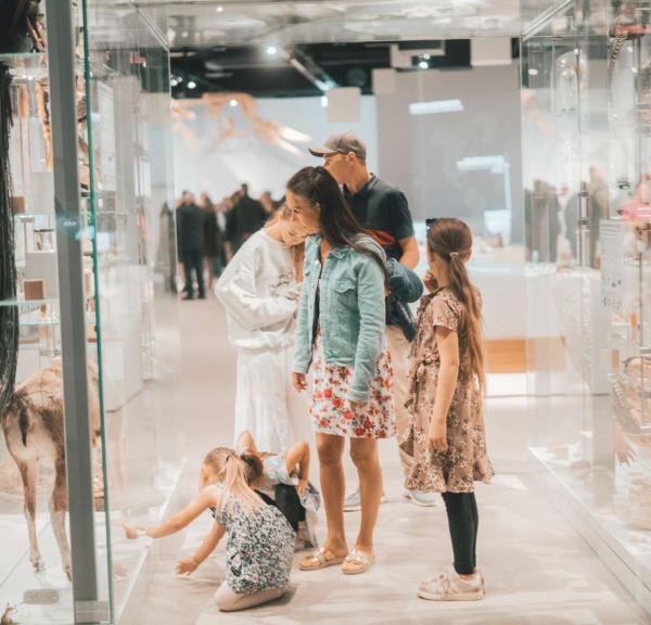 Familie på Stevns Klint Experience