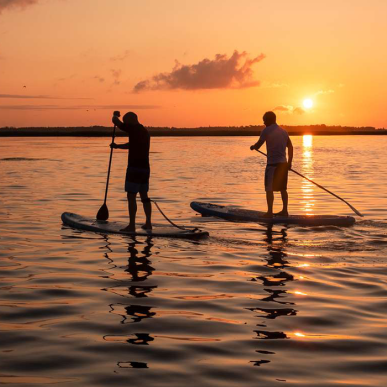 På SUP-board