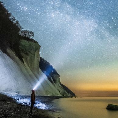 Dark Sky ved Møns Klint