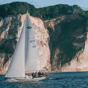 Møns klint til havs